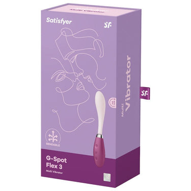 Vibratore flessibile G-Spot Flex 3 con 2 motori potenti e controllo intuitivo